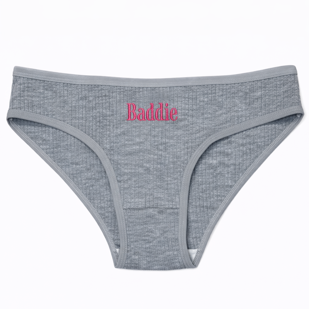 MUTANDE a costine "Baddie" in Cotone