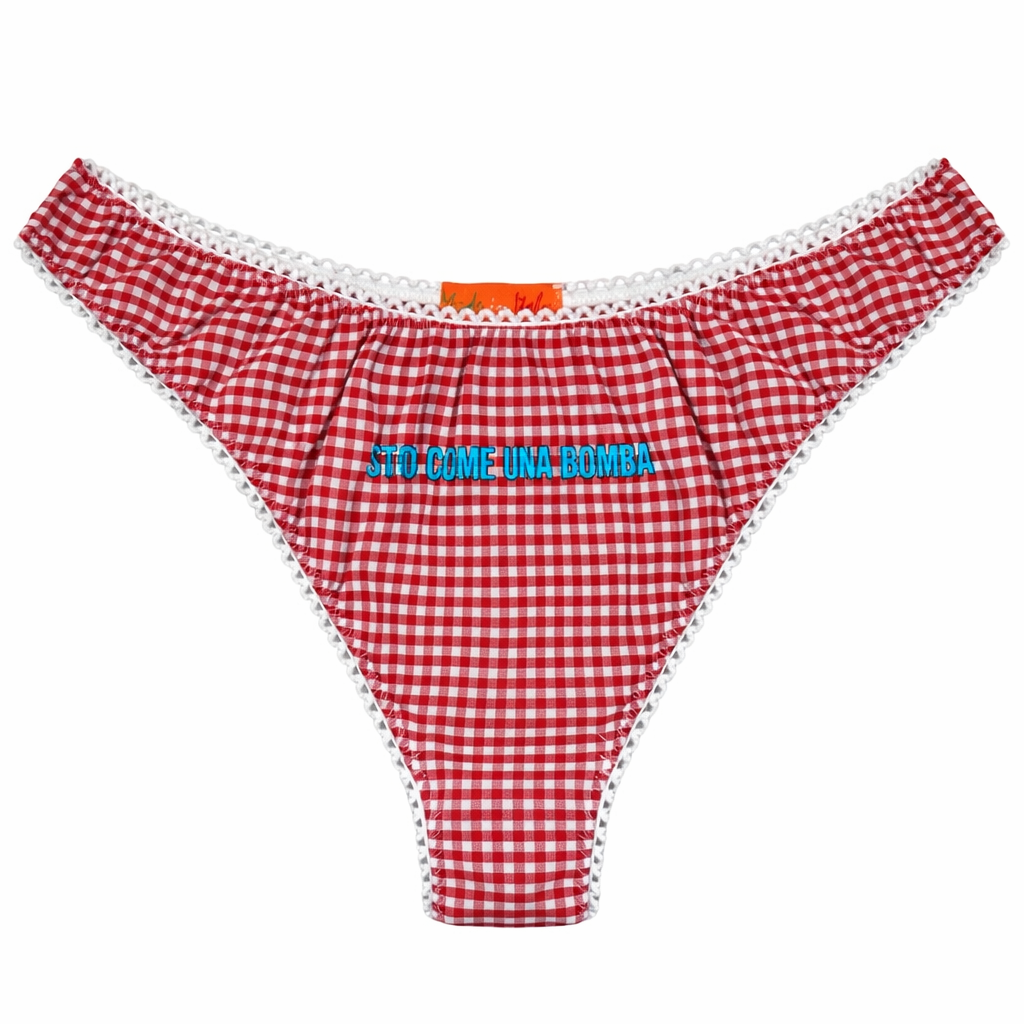 BRASILIANA "Sto come una bomba" in cotone