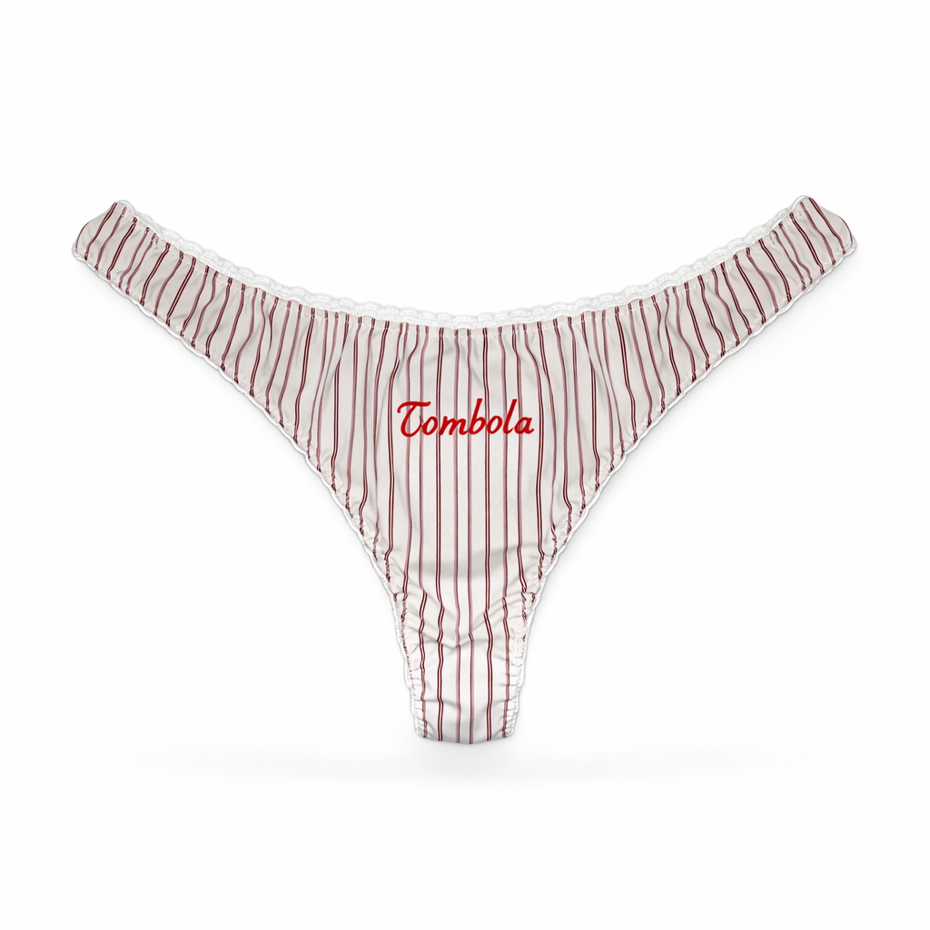 BRASILIANA "Tombola" a righe in seta