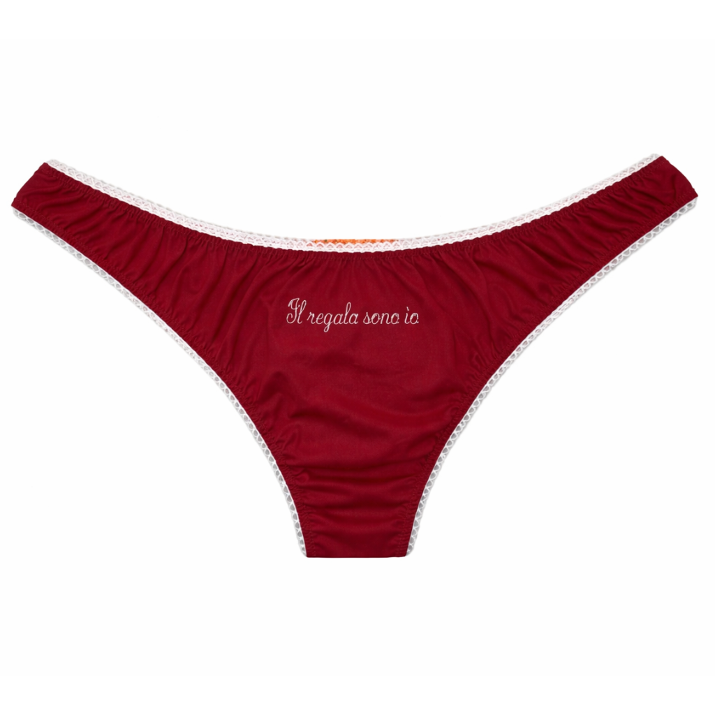 BRASILIANA "Il regalo sono io" in cotone