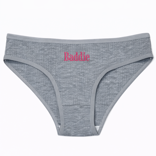 MUTANDE a costine "Baddie" in Cotone