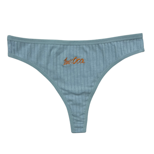 Slip Brasialiana "100% OCA" Azzurro