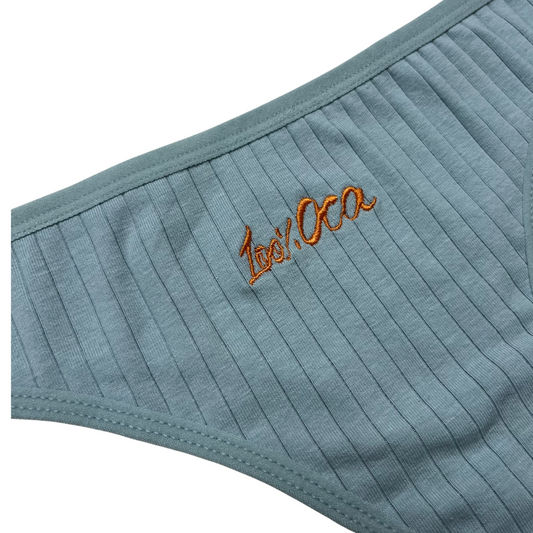 Slip Brasialiana "100% OCA" Azzurro