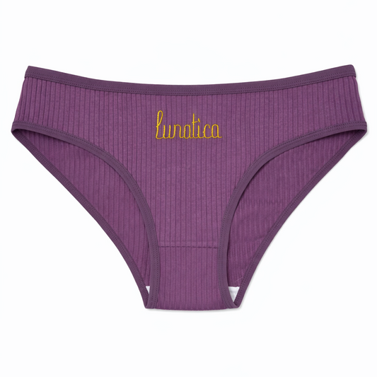 MUTANDE a costine "Lunatica" in Cotone