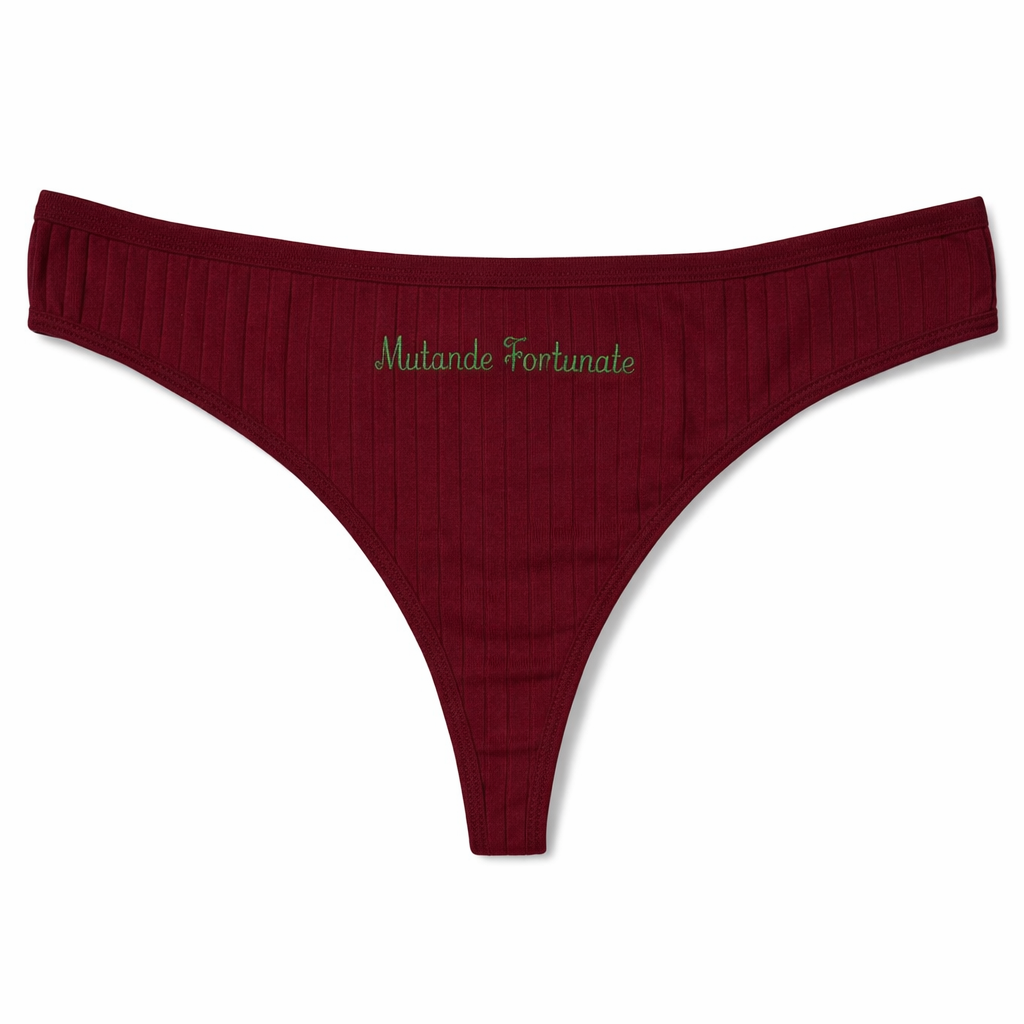 BRASILIANA a costine "Mutande Fortunate'" in Cotone