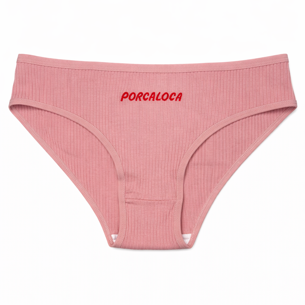 MUTANDE a costine "PORCALOCA" in Cotone