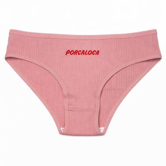 MUTANDE a costine "PORCALOCA" in Cotone