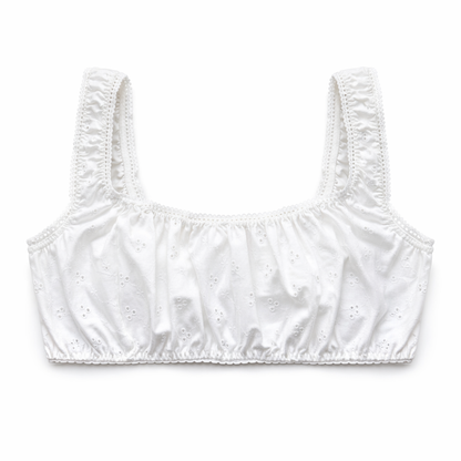 BRALETTE in cotone sangallo