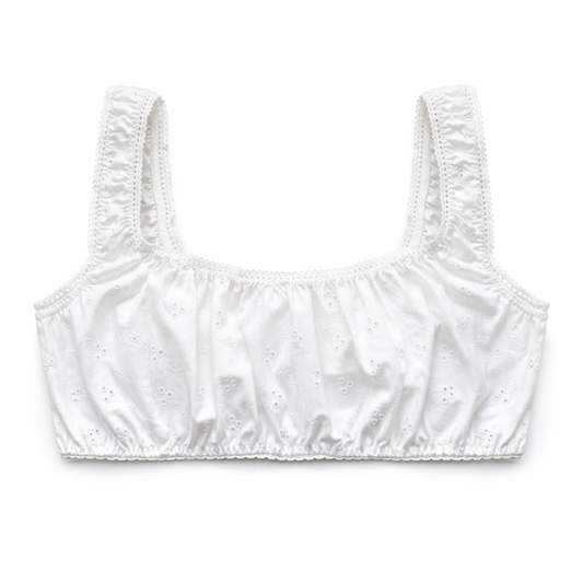 BRALETTE in cotone sangallo