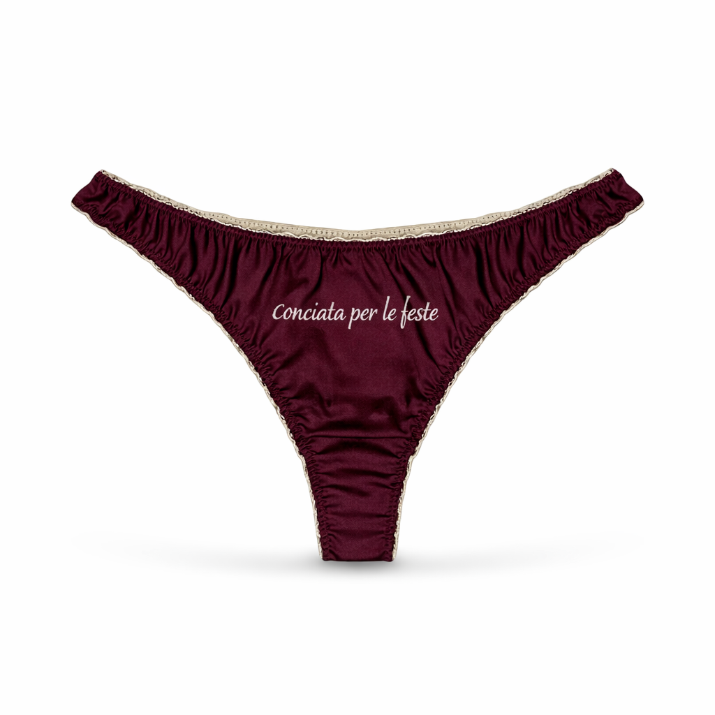 BRASILIANA "Conciata per le feste" in seta