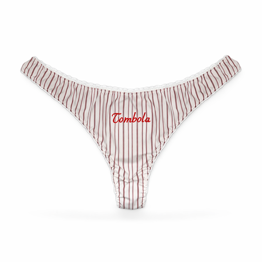 BRASILIANA "Tombola" a righe in seta