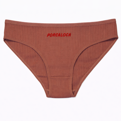 MUTANDE a costine "PORCALOCA" in Cotone