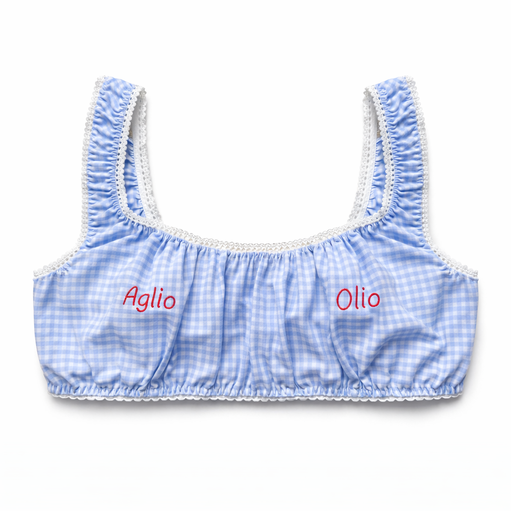 BRALETTE in cotone "Aglio e Olio"