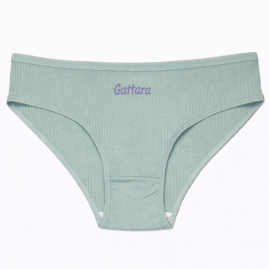 MUTANDE a costine "Gattara" in Cotone