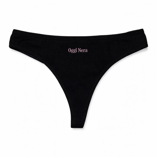 BRASILIANA a costine "Oggi Nera" in Cotone