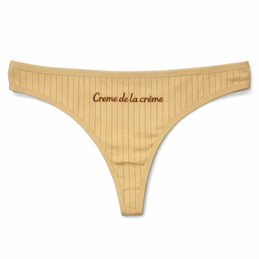 BRASILIANA a costine "Creme de la creme" in Cotone