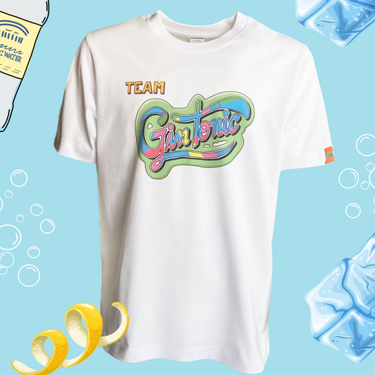 T-shirt stampata "TEAM GIN-TONIC"